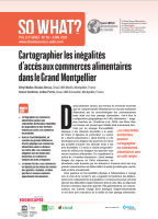 Cartographier les inégalités d’accès aux commerces alimentaires dans le Grand Montpellier