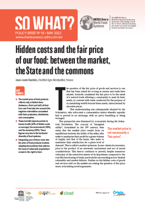 illustration So what : Hidden costs and the fair price of our food: between the market, the State and the commons